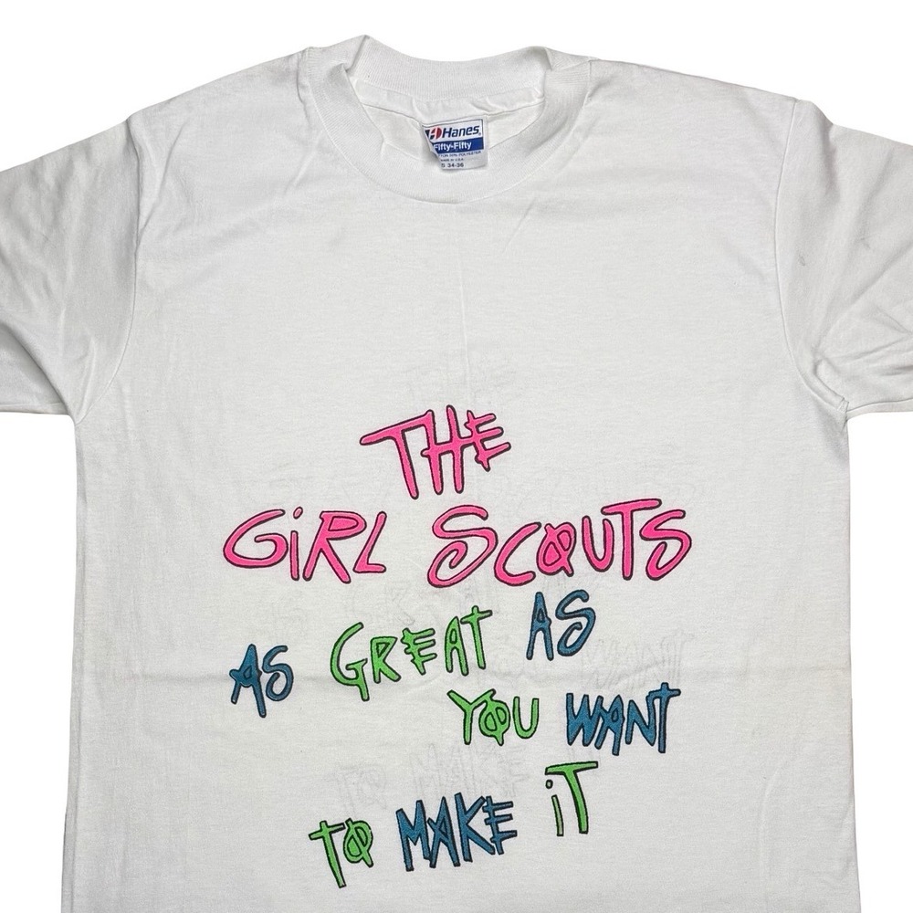 Vintage 80s Girl Scouts shirt